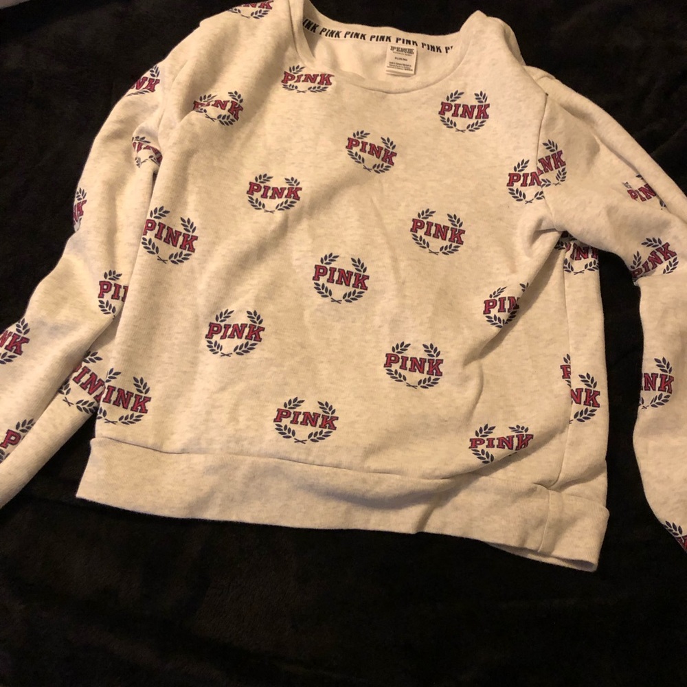 Pink crew neck